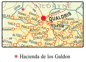 Ubicación hacienda de los Galdon