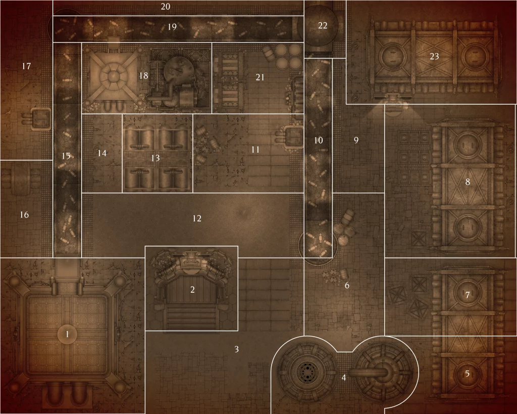 Manufactorum Baterías 6938 - Zonas